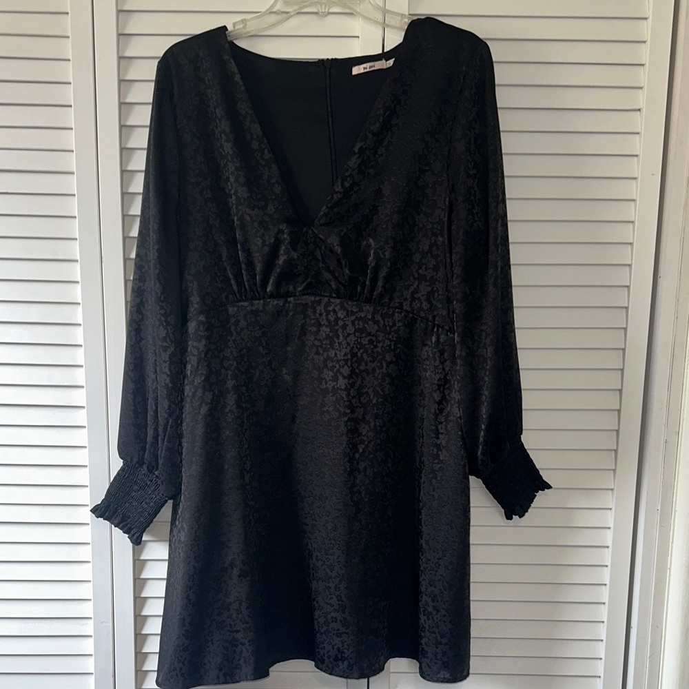Miami Black Long Sleeve Dress